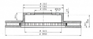 Тормозной диск QH Benelux BDC3728