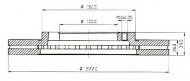Тормозной диск QH Benelux BDC3921