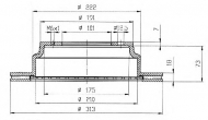 Тормозной диск QH Benelux BDC3958