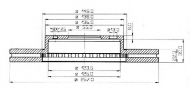 Тормозной диск QH Benelux BDC4294