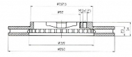 Тормозной диск QH Benelux BDC4357