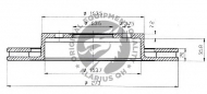 Тормозной диск QH Benelux BDC4364