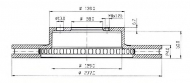 Тормозной диск QH Benelux BDC4413