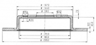 Тормозной диск QH Benelux BDC4526