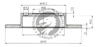 Тормозной диск QH Benelux BDC4532