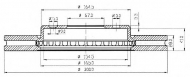 Тормозной диск QH Benelux BDC4540