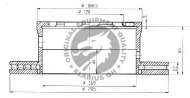 Тормозной диск QH Benelux BDC4543