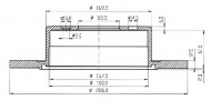 Тормозной диск QH Benelux BDC4581
