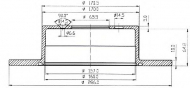 Тормозной диск QH Benelux BDC4680