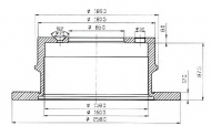 Тормозной диск QH Benelux BDC4699