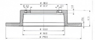 Тормозной диск QH Benelux BDC4726