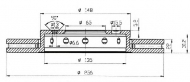 Тормозной диск QH Benelux BDC4764