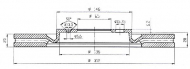 Тормозной диск QH Benelux BDC4768