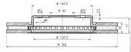 Тормозной диск QH Benelux BDC4776