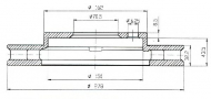 Тормозной диск QH Benelux BDC4797