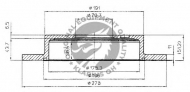 Тормозной диск QH Benelux BDC4798