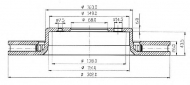 Тормозной диск QH Benelux BDC4810