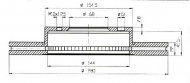Тормозной диск QH Benelux BDC4850
