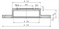 Тормозной диск QH Benelux BDC4855