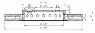 Тормозной диск QH Benelux BDC5118