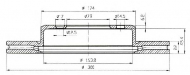 Тормозной диск QH Benelux BDC5146