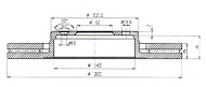 Тормозной диск QH Benelux BDC5169
