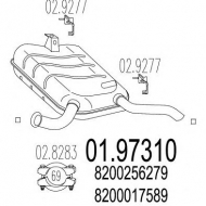 Амортизатор MTS 01.97310