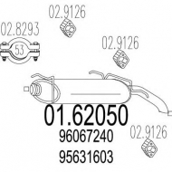 Амортизатор MTS 01.62050
