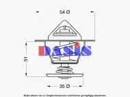 Термостат AKS DASIS 750959N