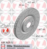 Тормозной диск ZIMMERMANN 400.3629.52