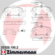 Комплект тормозных колодок ZIMMERMANN 25328.195.2