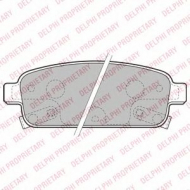Комплект тормозных колодок DELPHI LP2167