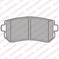 Комплект тормозных колодок DELPHI LP2303