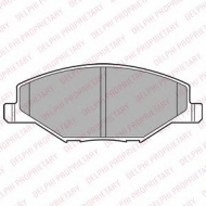 Комплект тормозных колодок DELPHI LP2444