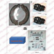 Комлект тормозных накладок DELPHI 910
