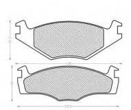 Комплект тормозных колодок MAGNETI MARELLI 430216170009