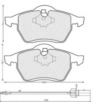 Комплект тормозных колодок MAGNETI MARELLI 430216170313