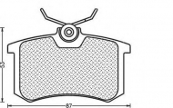 Комплект тормозных колодок MAGNETI MARELLI 430216170566