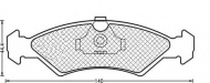 Комплект тормозных колодок MAGNETI MARELLI 430216170991