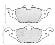 Комплект тормозных колодок MAGNETI MARELLI 430216171047