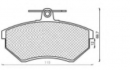 Комплект тормозных колодок MAGNETI MARELLI 430216171181