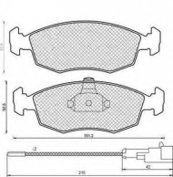 Комплект тормозных колодок MAGNETI MARELLI 430216171185