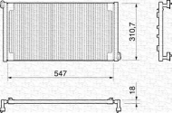 Конденсатор MAGNETI MARELLI 350203155000