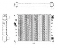Теплообменник MAGNETI MARELLI 350213104200
