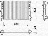 Теплообменник MAGNETI MARELLI 350213215000