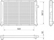 Теплообменник MAGNETI MARELLI 350213802000