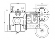 Баллон пневматической рессоры FEBI BILSTEIN 35678