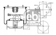 Баллон пневматической рессоры FEBI BILSTEIN 38012
