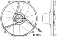 Вентилятор BEHR HELLA SERVICE 8EW 351 034-771