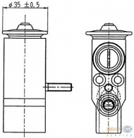 Клапан BEHR HELLA SERVICE 8UW 351 239-021